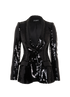 Dolce & Gabbana Sequin Jacket, &pound;320, Clothing, Black, Polyester Mix, Front view