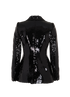 Dolce & Gabbana Sequin Jacket, &pound;320, Clothing, Black, Polyester Mix, Back view