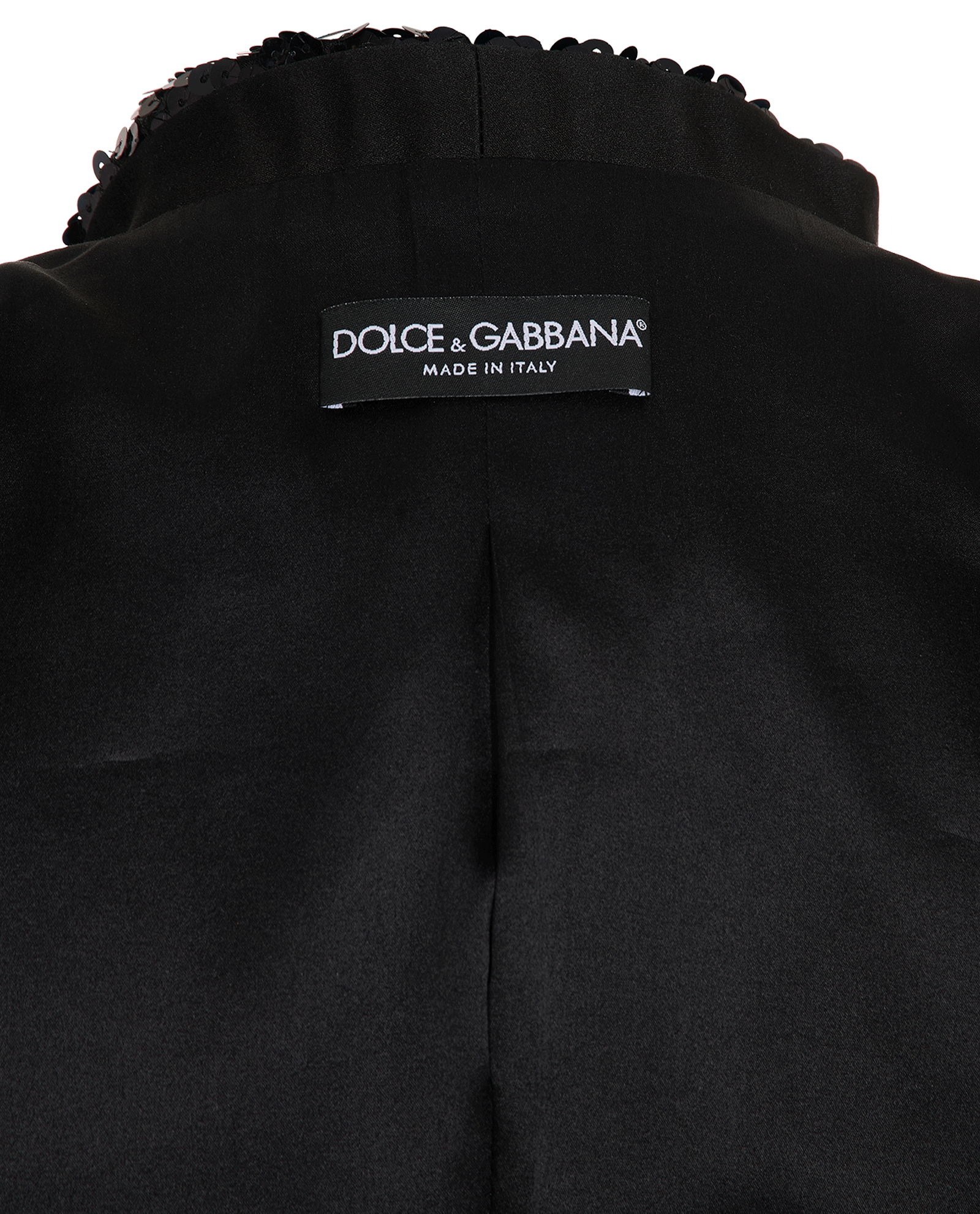 Dolce & Gabbana Sequin Jacket, &pound;320, Clothing, Black, Polyester Mix, Other view