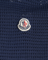 Moncler Knitted Zip-Up Jacket, &pound;250, Clothing, Navy, Polyester/Viscose, Other view