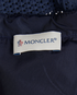 Moncler Knitted Zip-Up Jacket, &pound;250, Clothing, Navy, Polyester/Viscose, Other view