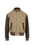 Louis Vuitton Safari Monogram Varsity Jacket, &pound;2,900, Clothing, Beige, Cotton, Front view