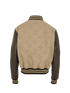 Louis Vuitton Safari Monogram Varsity Jacket, &pound;2,900, Clothing, Beige, Cotton, Back view