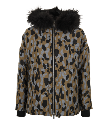 Moncler Camouflage Ada Puffer, &pound;290, Clothing, Khaki, Down Feathers, Front view