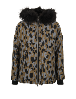 Moncler Camouflage Ada Puffer, Down, Khaki, Sz XS, 3*