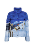 Moncler Brethil Puffer, &pound;550, Clothing, Blue, Down Feathers, Front view