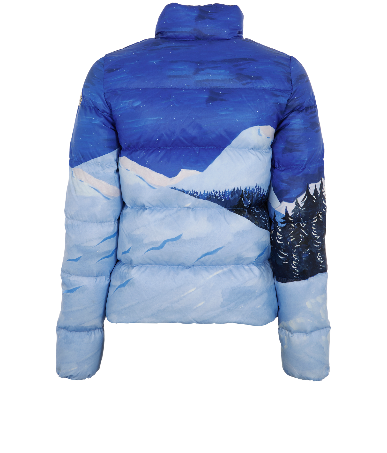 Moncler Brethil Puffer, &pound;550, Clothing, Blue, Down Feathers, Back view