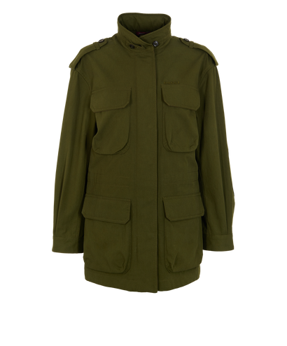 Gucci Pocket Jacket, &pound;495, Clothing, Green, Cotton, Front view