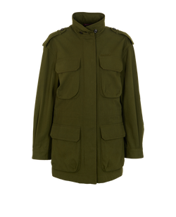 Gucci Pocket Jacket, Cotton, Green, UK6, 3*