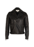 Alexander McQueen Biker Jacket, &pound;1,100, Clothing, Black, Leather, Front view