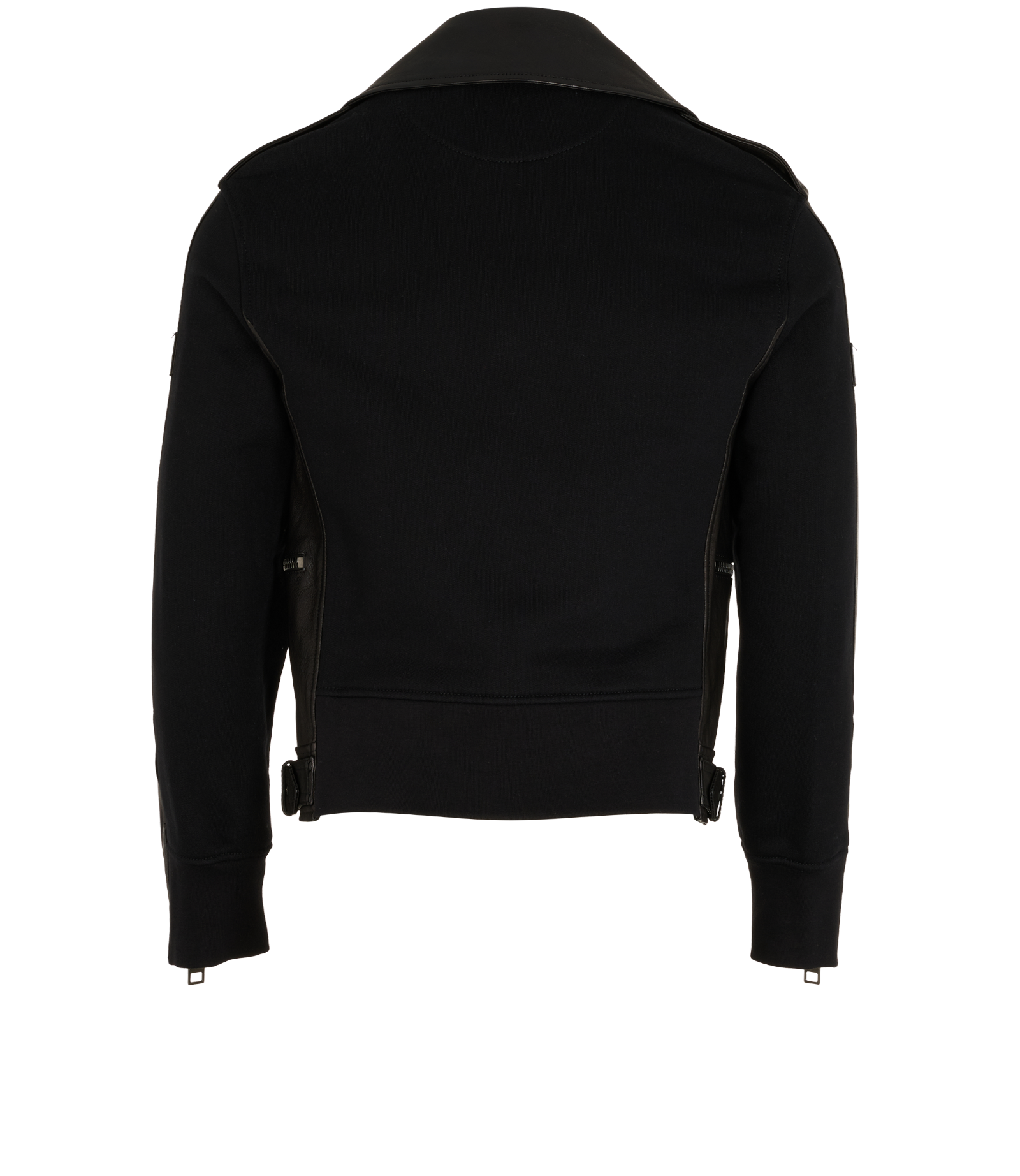 Alexander McQueen Biker Jacket, &pound;1,100, Clothing, Black, Leather, Back view