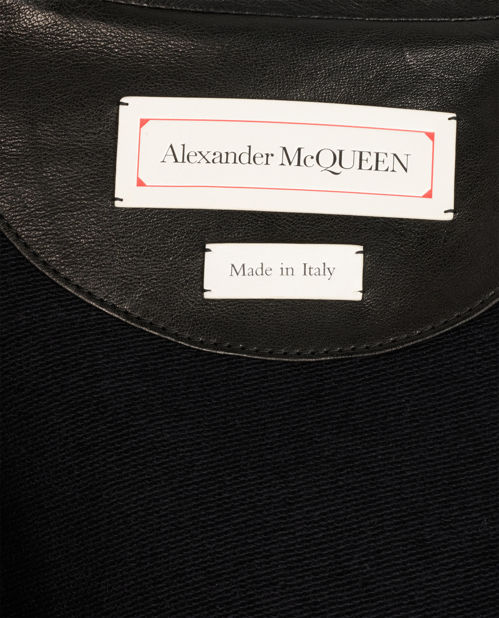 Alexander McQueen Biker Jacket, &pound;1,100, Clothing, Black, Leather, Other view