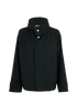 Bottega Veneta Funnel Button-Up Jacket, &pound;550, Clothing, Black, Wool, Front view