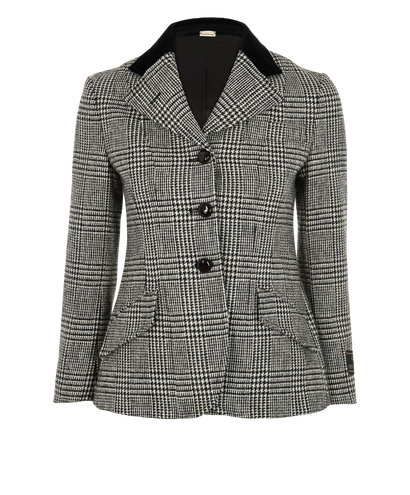 Gucci 1921 Metamorfosi Jacket, &pound;550, Clothing, Black/White, Wool, Front view