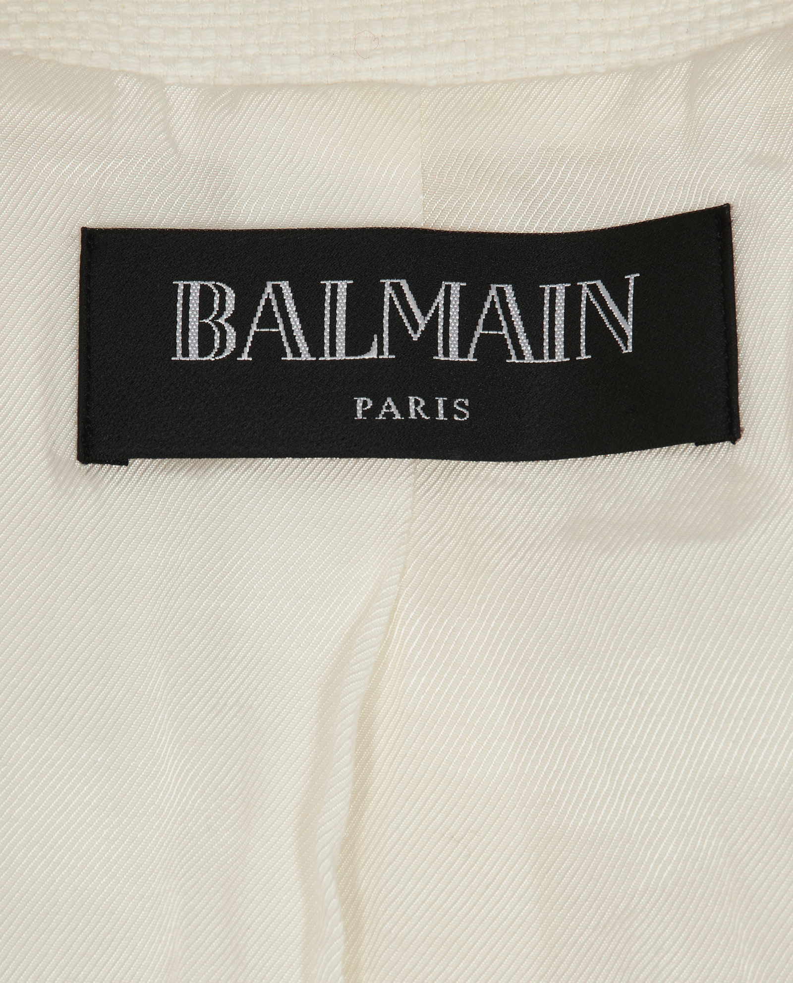 Balmain Double Breasted Blazer, &pound;350, Clothing, White, Cotton, Other view