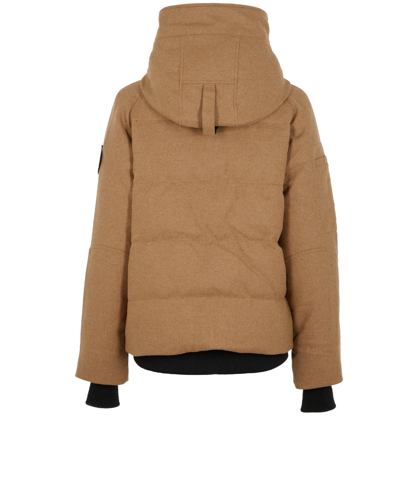 Canada Goose Everleigh Bomber Jacket, &pound;595, Clothing, Brown, Polyester (Polymer)/Wool, Back view