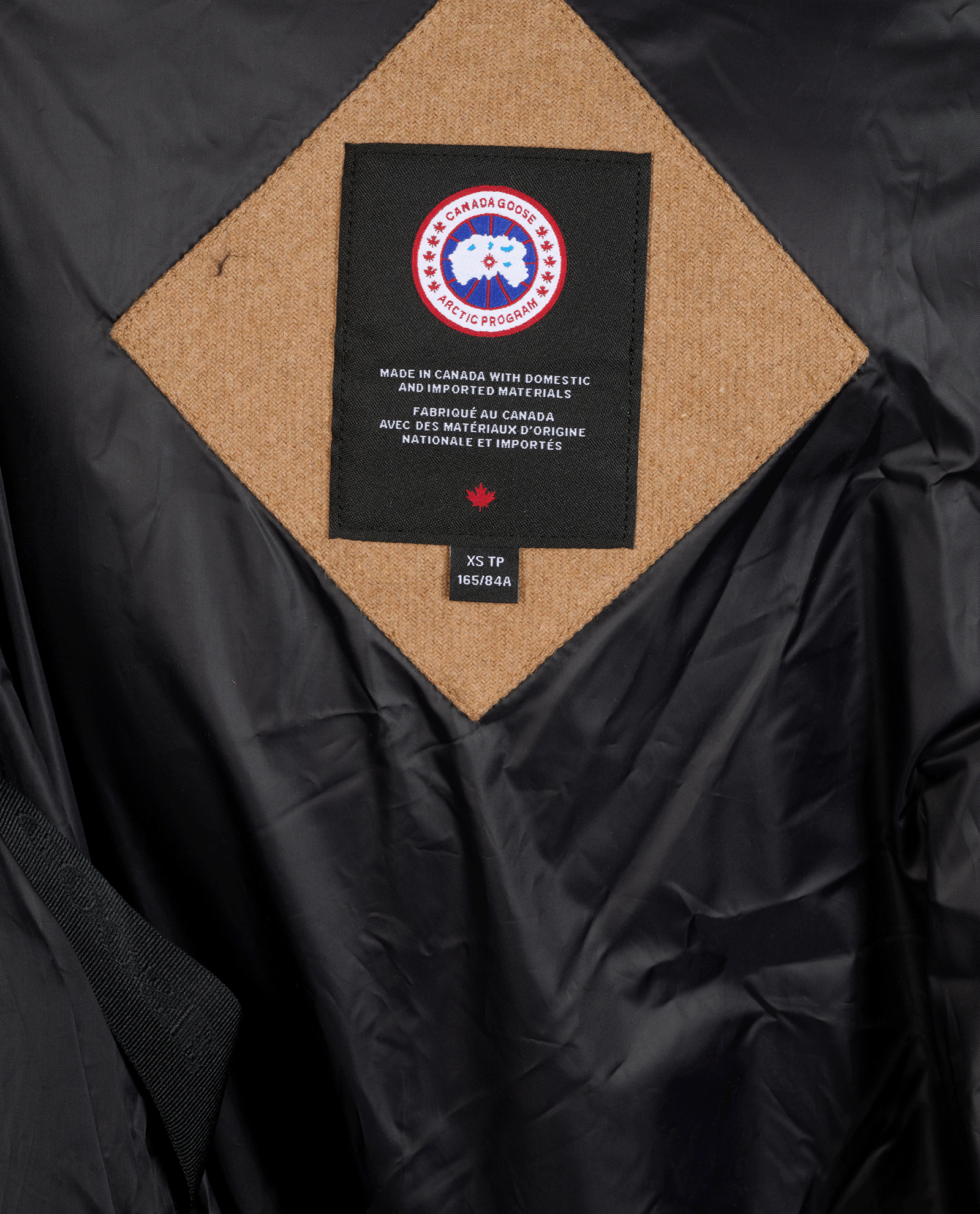 Canada Goose Everleigh Bomber Jacket, &pound;595, Clothing, Brown, Polyester (Polymer)/Wool, Other view