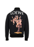 Loewe Pottery Print Bomber Jacket, &pound;350, Clothing, Black, Polyester Mix, Back view