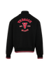 Versace Varsity Patch Jacket, &pound;350, Clothing, Black, Wool, Back view