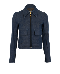 Louis Vuitton Denim Jacket, Cotton, Blue, UK6, 2*