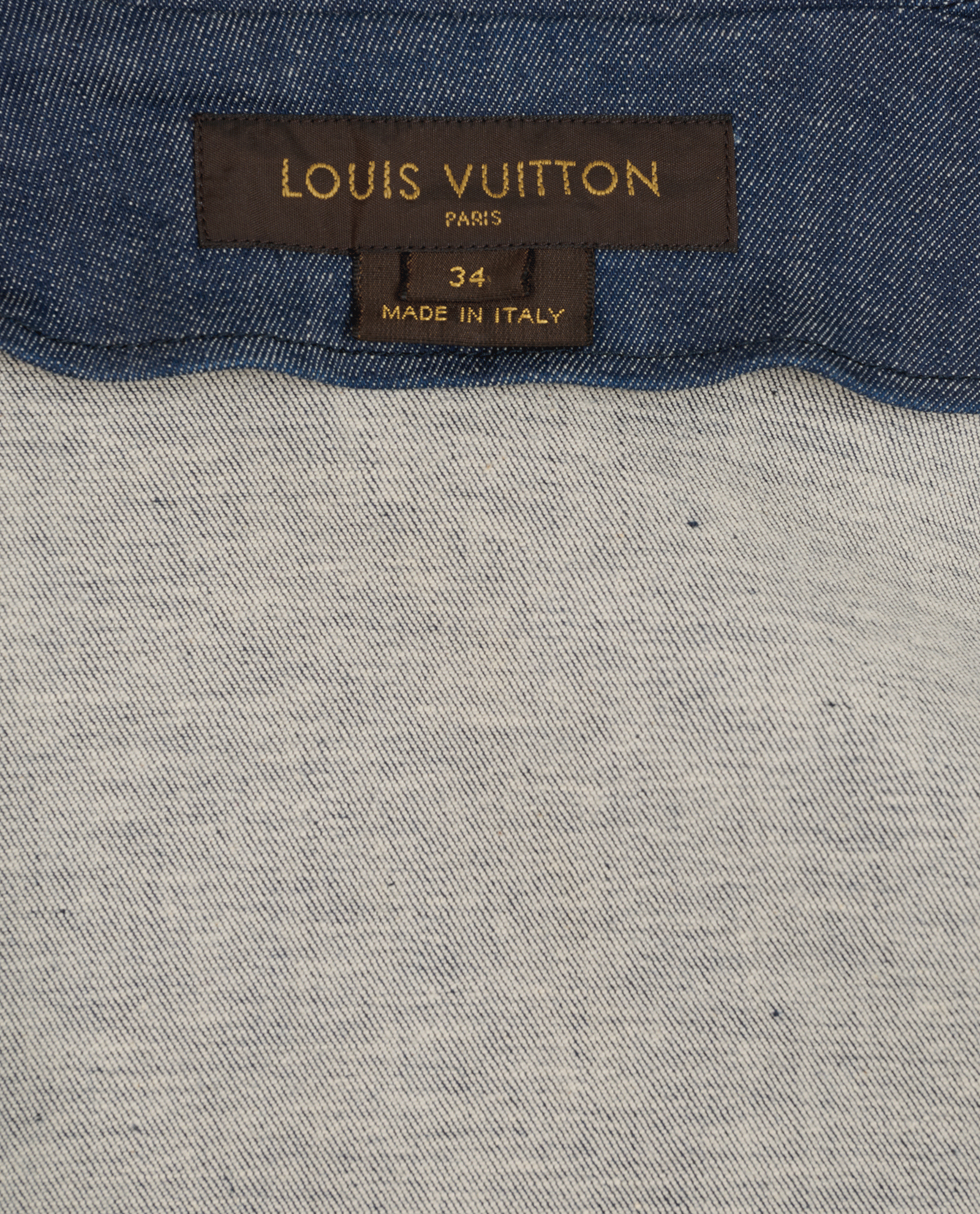 Louis Vuitton Denim Jacket, &pound;450, Clothing, Blue, Cotton, Other view
