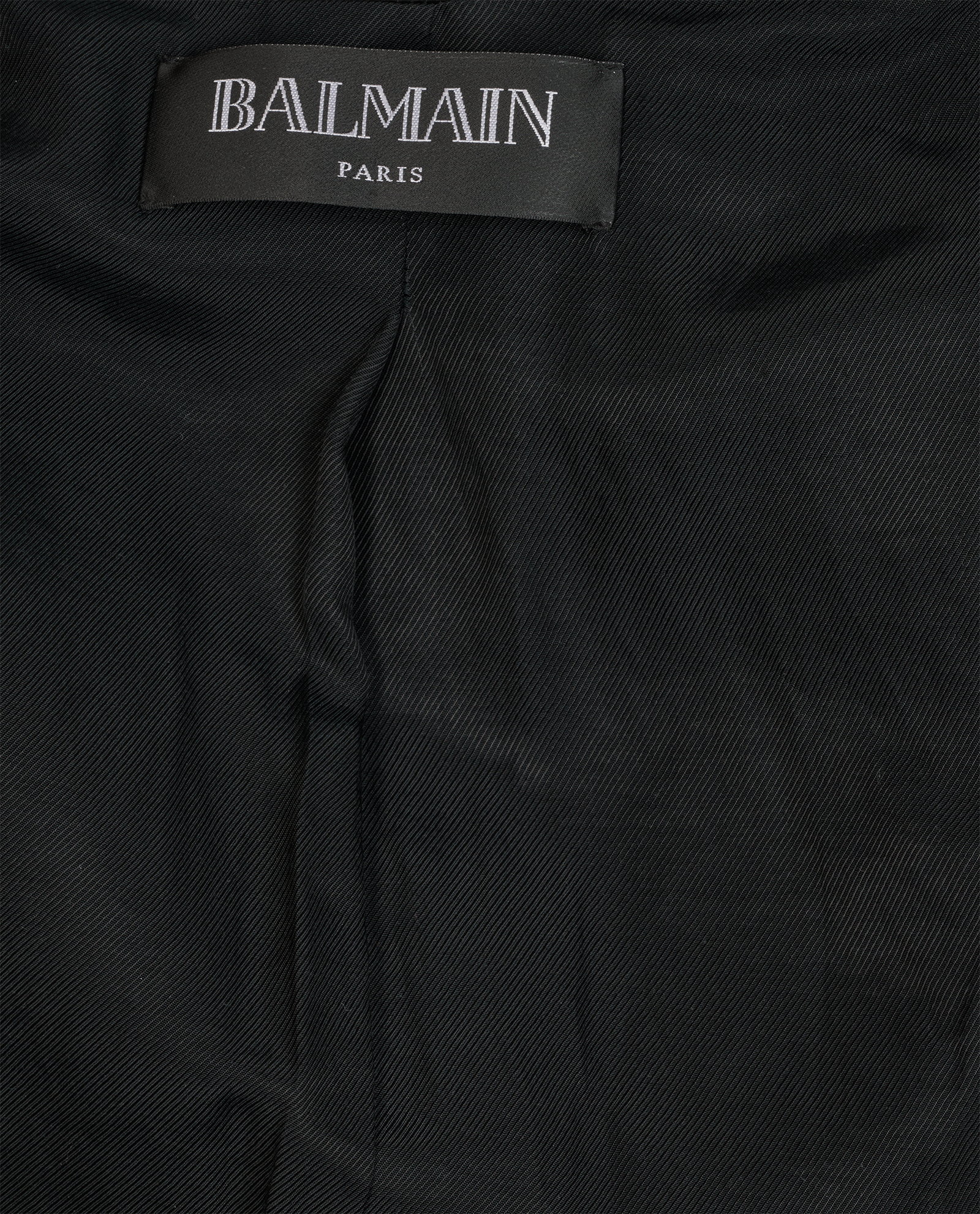Balmain Jacquard Jacket, &pound;550, Clothing, Black, Acetate/Cotton/Viscose, Other view