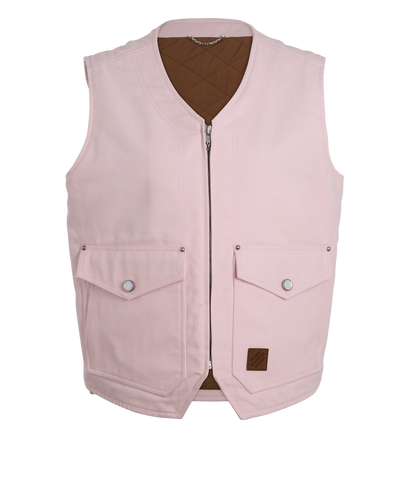 Louis Vuitton Workwear Gilet, &pound;795, Clothing, Pink, Cotton, Front view
