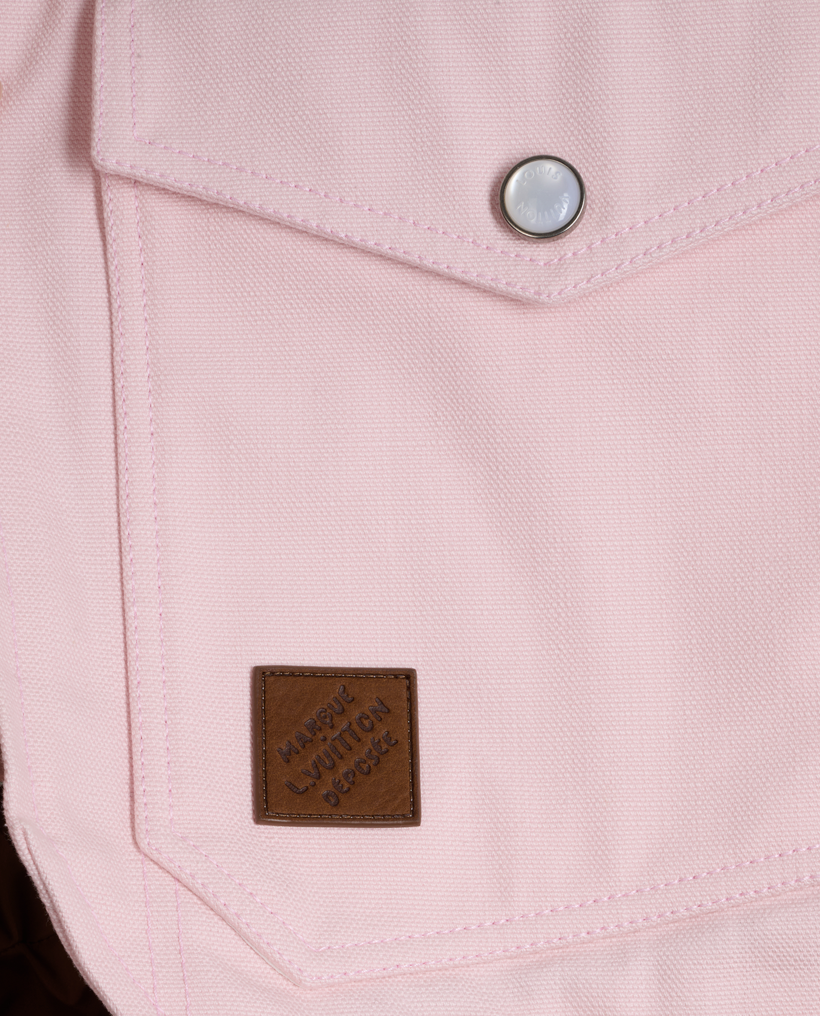 Louis Vuitton Workwear Gilet, &pound;795, Clothing, Pink, Cotton, Other view
