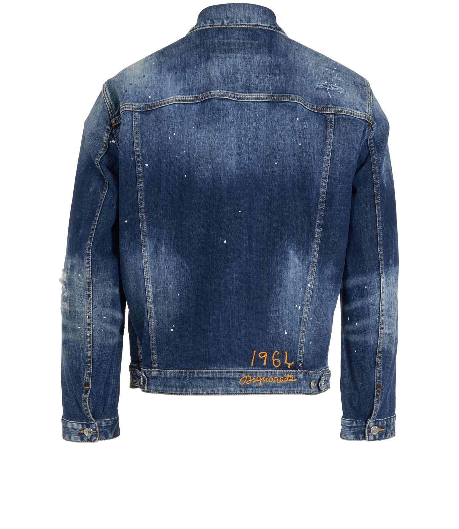 Dsquared D2 Dan  Jeans Jacket, &pound;270, Clothing, Blue, Denim, Back view