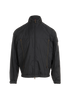 Moncler Windbreaker Jacket, &pound;410, Clothing, Black, Polyester Mix, Front view