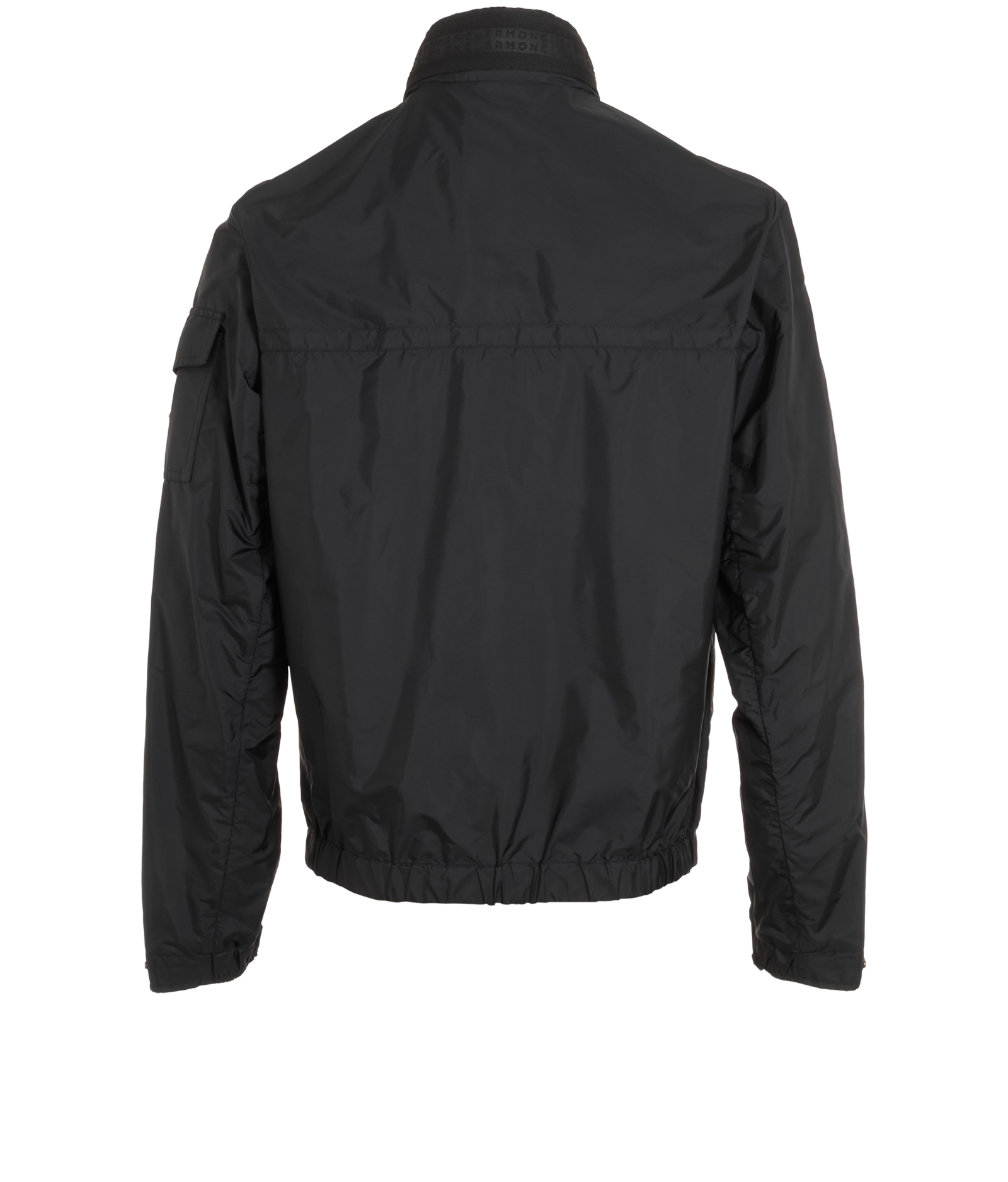 Moncler Windbreaker Jacket, &pound;410, Clothing, Black, Polyester Mix, Back view