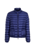 Moncler Lans Puffer Jacket, &pound;395, Clothing, Purple, Down Feathers, Front view
