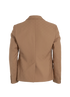 Gucci GG Supreme Single-Vent Blazer, &pound;650, Clothing, Beige, Polyester (Polymer), Back view