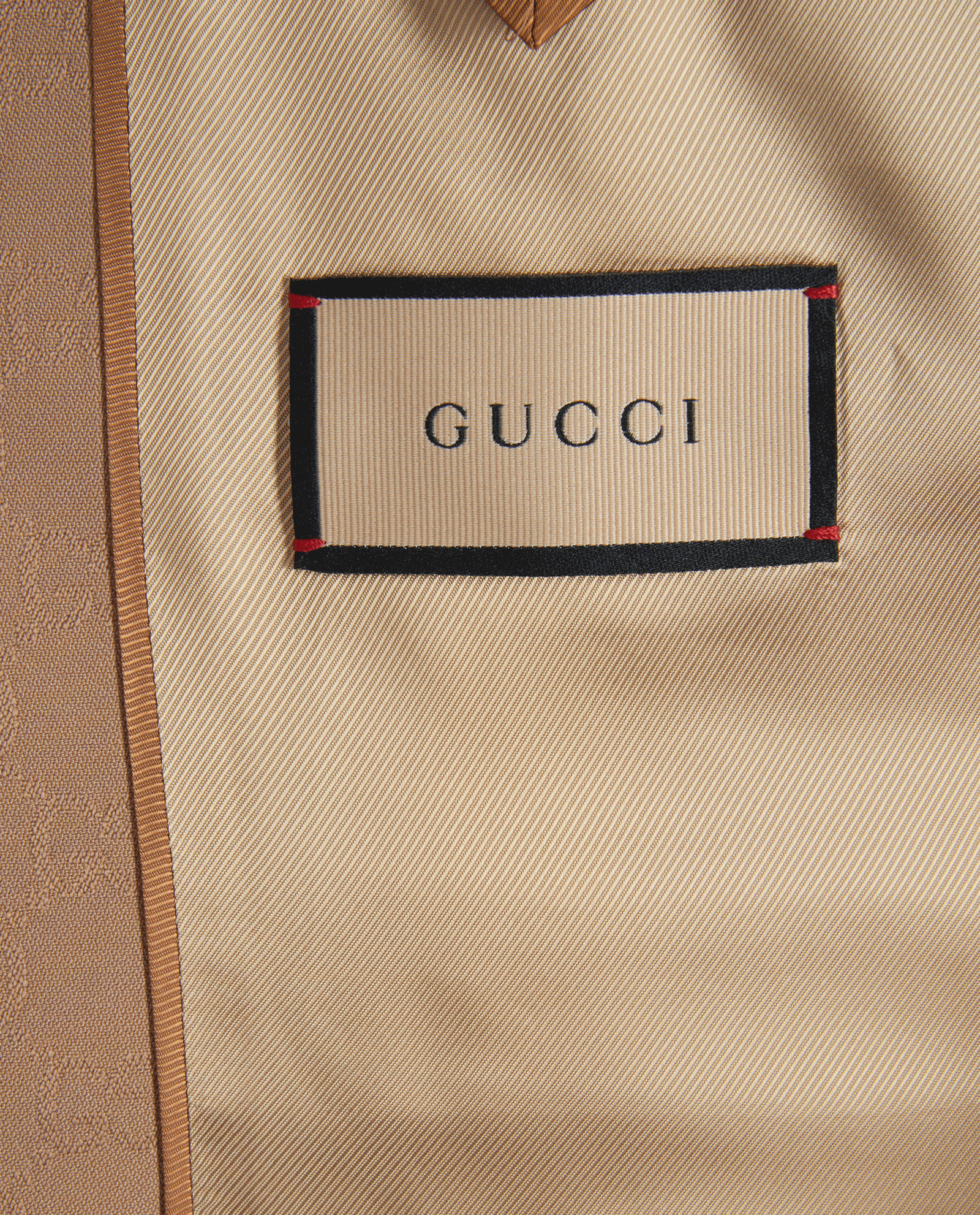 Gucci GG Supreme Single-Vent Blazer, &pound;650, Clothing, Beige, Polyester (Polymer), Other view