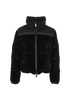 Moncler Studded Puffer Jacket, &pound;490, Clothing, Black, Polyester, Front view