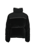 Moncler Studded Puffer Jacket, &pound;490, Clothing, Black, Polyester, Back view