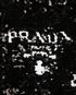 Prada Cropped Logo Sequin Jacket, &pound;1,300, Clothing, Black, Viscose, Other view