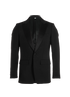 Burberry Embellished Double-Vent Blazer, &pound;250, Clothing, Black, Mohair/Wool, Front view