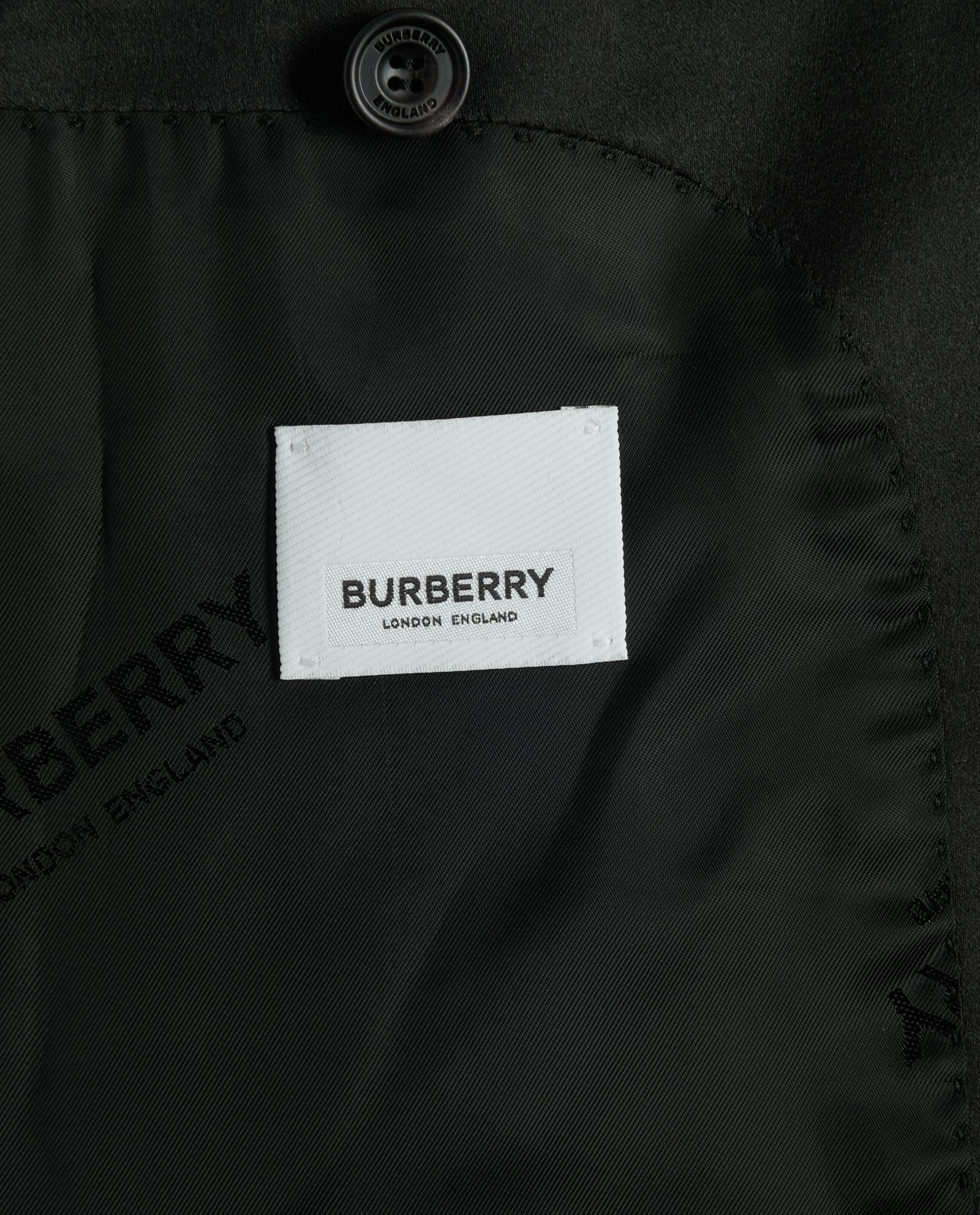 Burberry Embellished Double-Vent Blazer, &pound;250, Clothing, Black, Mohair/Wool, Other view