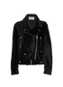 Acne Studios Biker Jacket, £750, Clothing, Black, Shearling, Front view