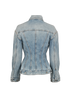 Acne Studio Washed & Distressed Denim Jacket, £120, Clothing, Blue, Cotton, Back view