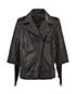 Acne Distressed Fringe Jacket, front view