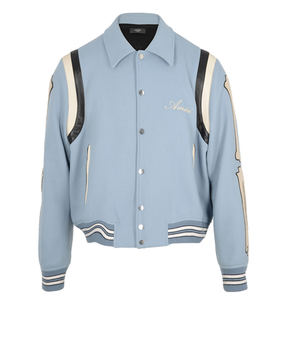 Amiri Bones Varsity Jacket, front view