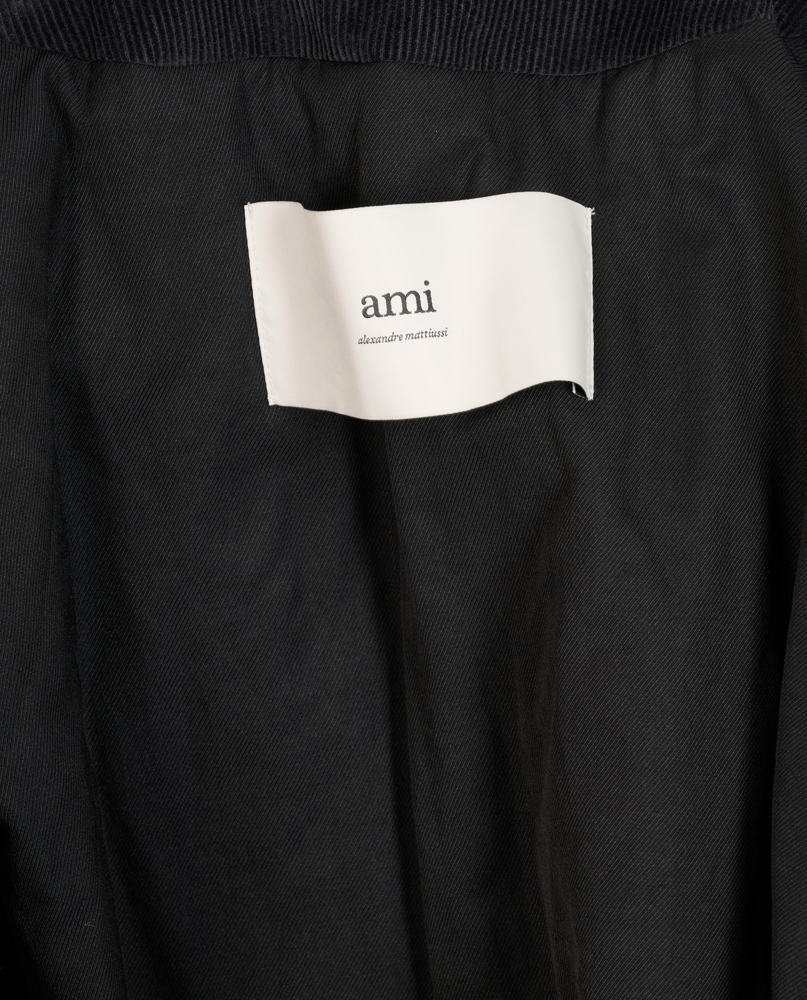 Ami Paris De Coeur Padded Jacket, &pound;295, Clothing, Black, Cotton, Other view