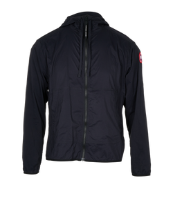 Canada Goose Hooded Windbreaker Jacket, Polyamide, Black, Sz M, 2*