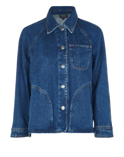 APC Denim Jacket, front view