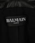 Balmain Peplum Jacket, £395, Clothing, Black, Leather, Other view