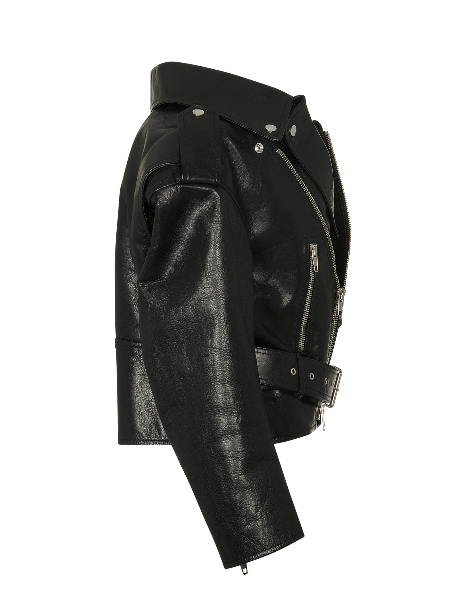 Balenciaga swing sale leather jacket