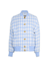 Balmain Tweed Bomber Jacket, front view