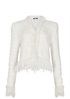 Balmain Fringed Beaded Tweed Jacket, &pound;1,100, Clothing, White, Polyester Mix/Tweed/Viscose, Front view
